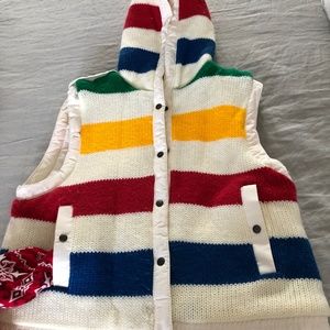 Vintage Hudson Bay Stripe VEST